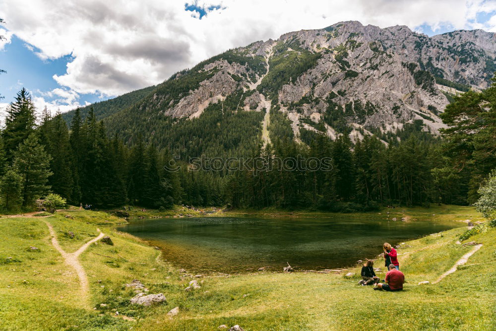 Similar – Island in the lake Lake