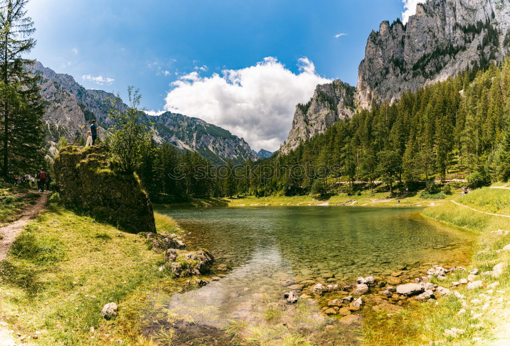 Similar – Karwendel at the Achensee near Pertisau