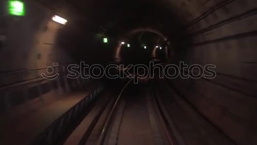 Similar – Bahntunnel Tunnel fahren