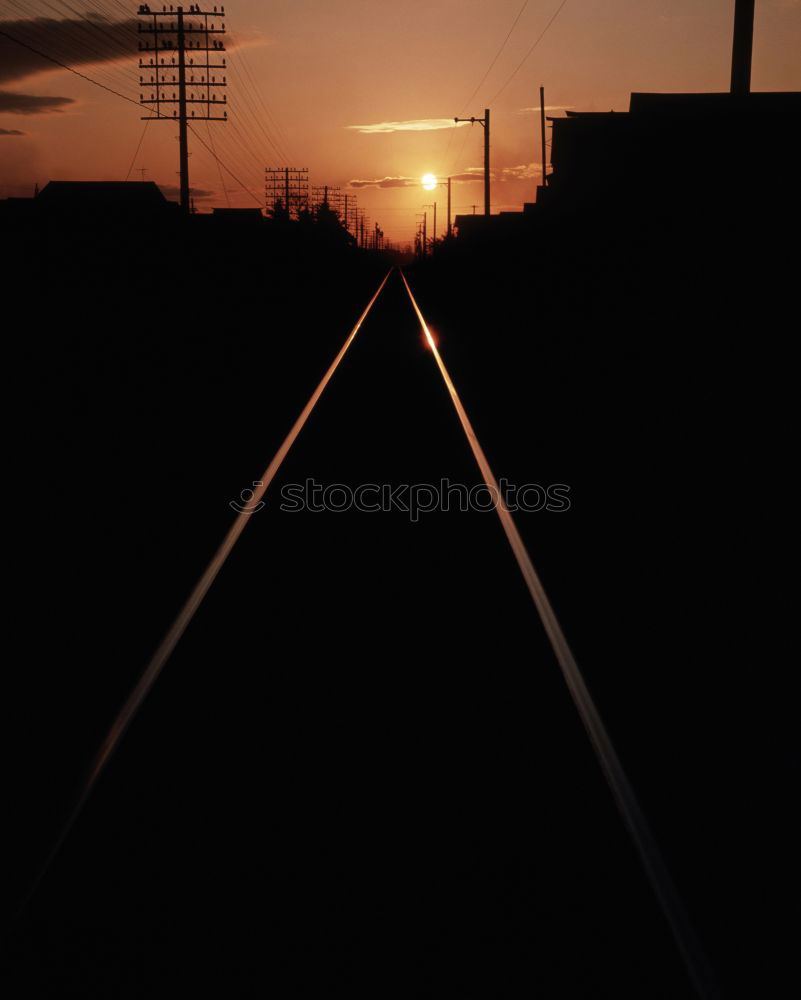 Similar – Track 3 Railroad tracks