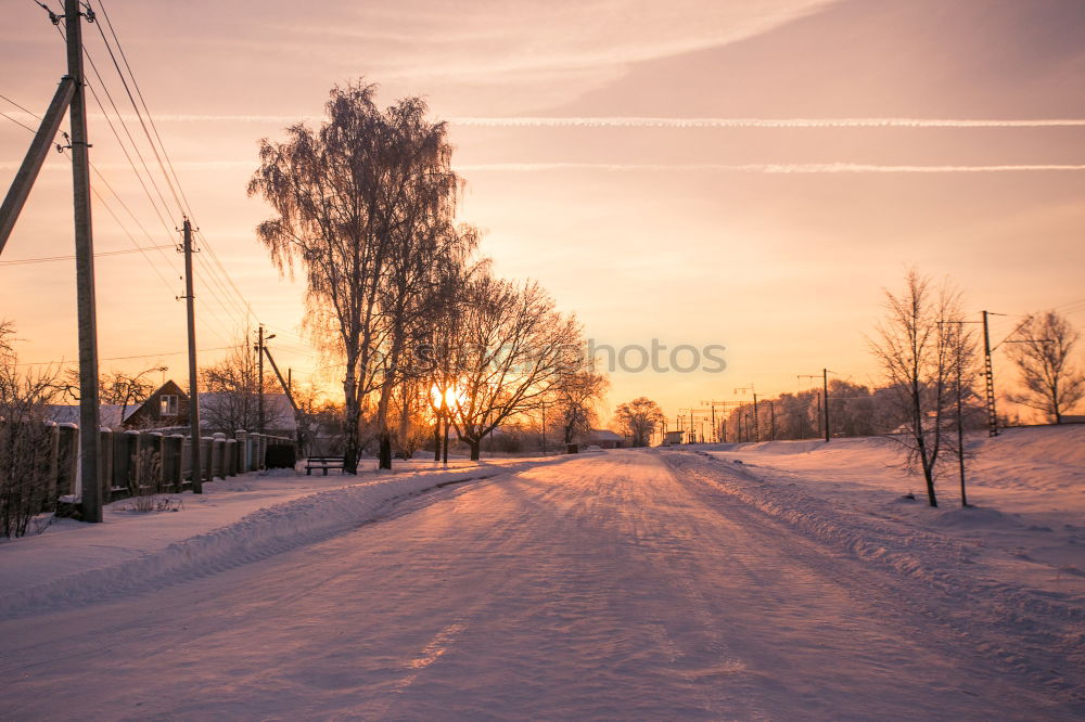 Similar – Image, Stock Photo Train stop in a small town