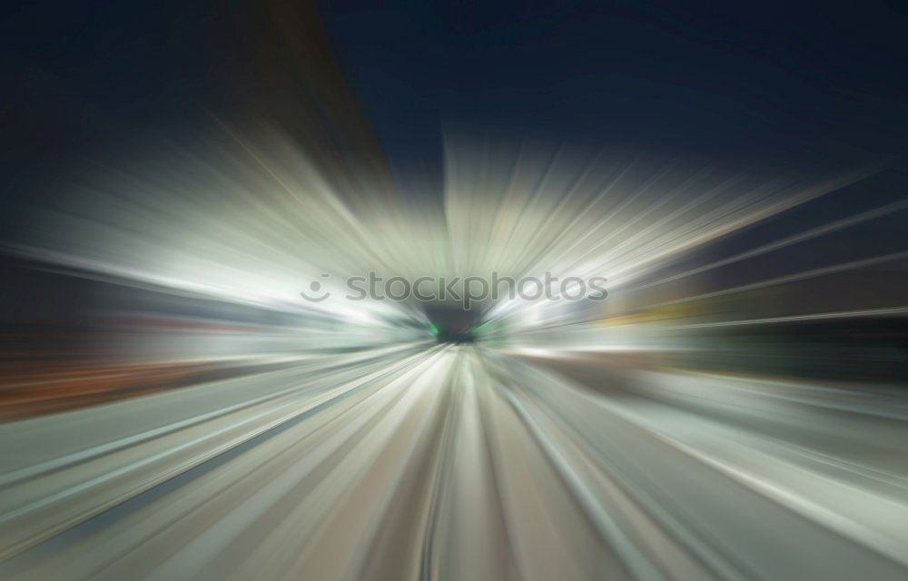 Image, Stock Photo night train Railroad Man