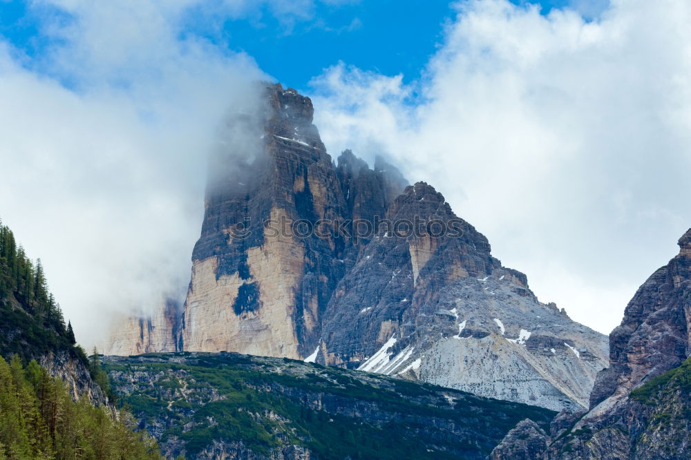 Similar – weißgefleckte Berglandschaft