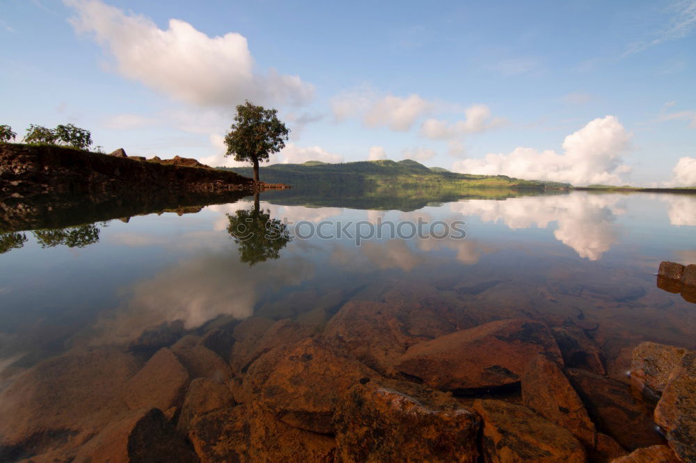 Similar – lake view Chile Lake