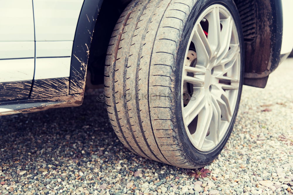 Similar – Image, Stock Photo Broken dark blue car