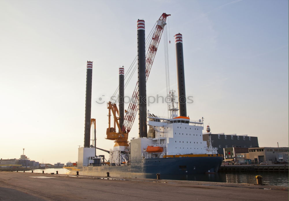 Similar – Image, Stock Photo . Navigation Harbour Blue