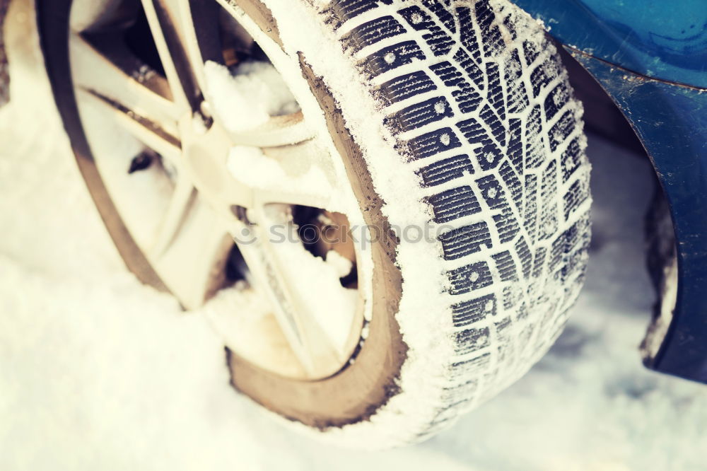 Similar – hoarfrost 2 Car tire Ice