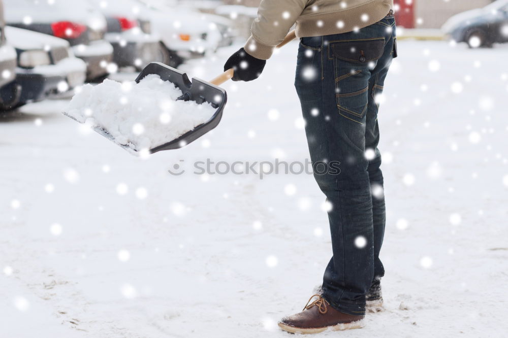 Similar – Image, Stock Photo Folding bike in winter