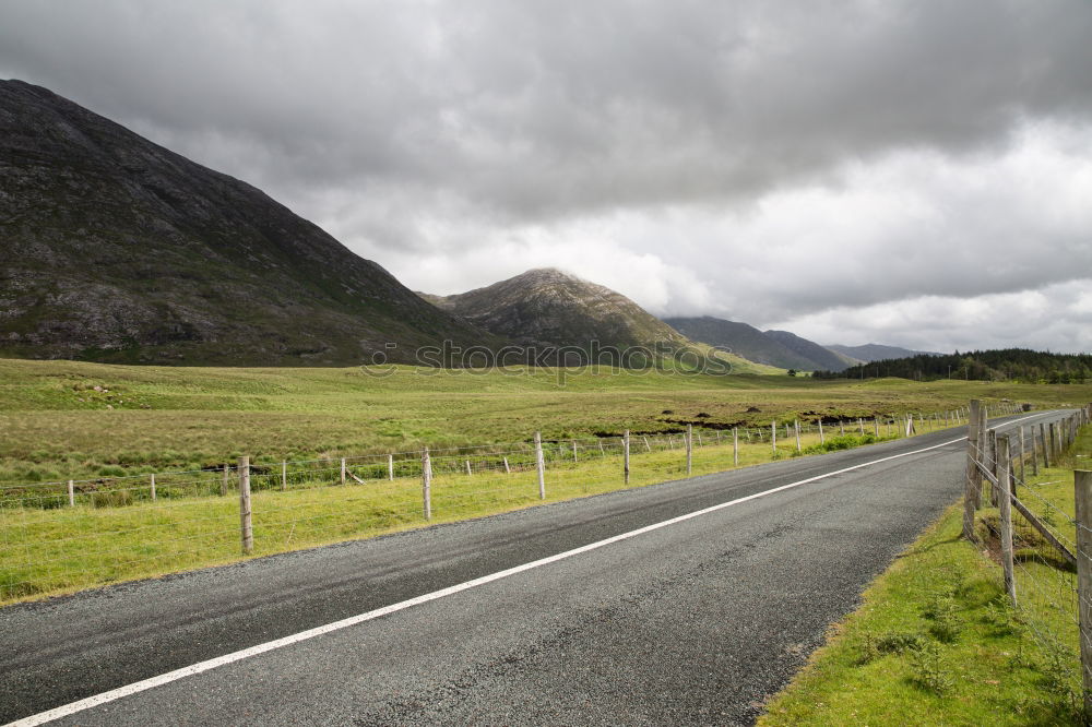 Similar – Image, Stock Photo Road to nowhere Field Hill