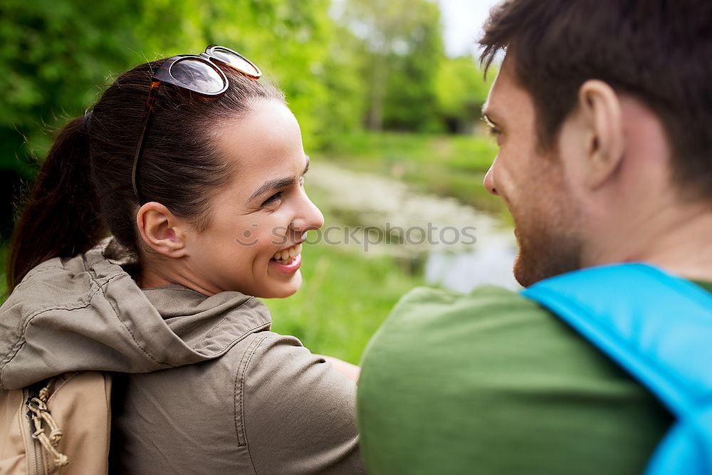 Similar – Image, Stock Photo Back of two young women in solidarity