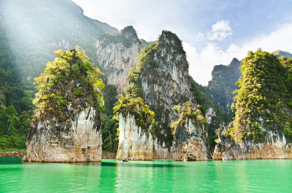 Similar – Picturesque sea landscape. Ha Long Bay, Vietnam