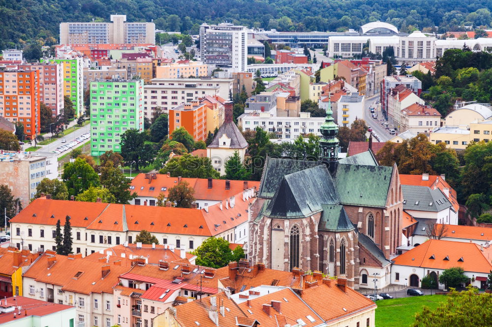 Similar – Image, Stock Photo View over the roofs of Graz