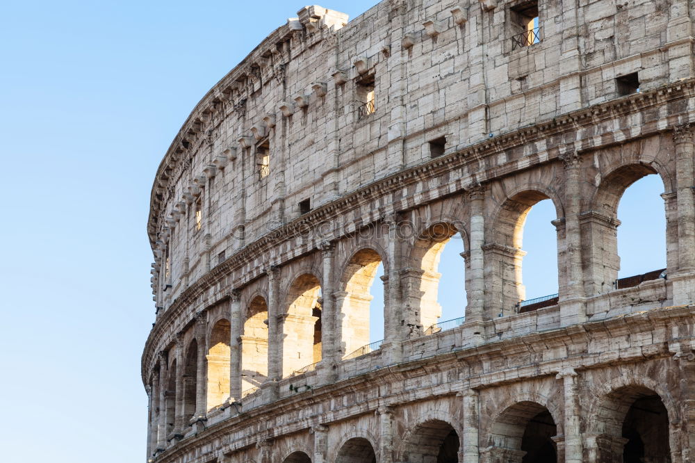 Similar – Colosseum close-up detail, Rome, Italy