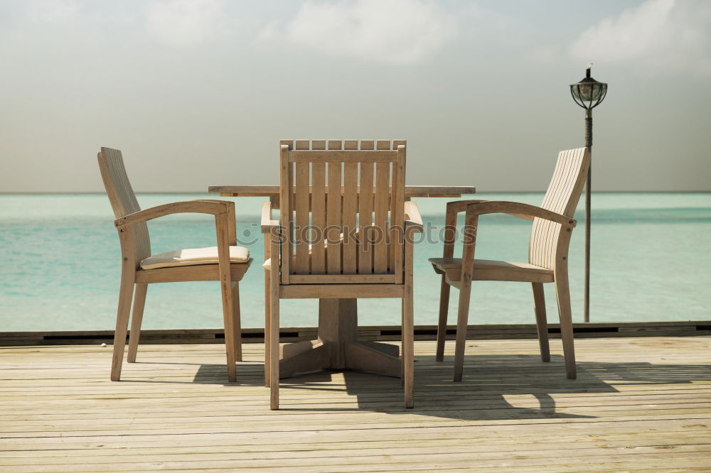 Similar – empty chairs Deckchair