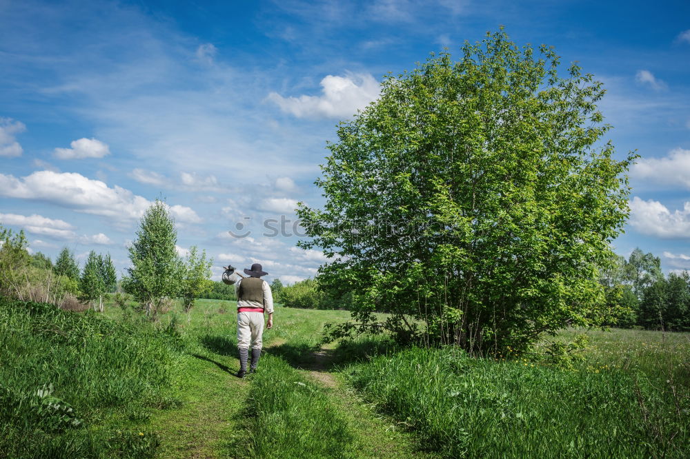 Similar – Happy mother with her little daughter in rural road.