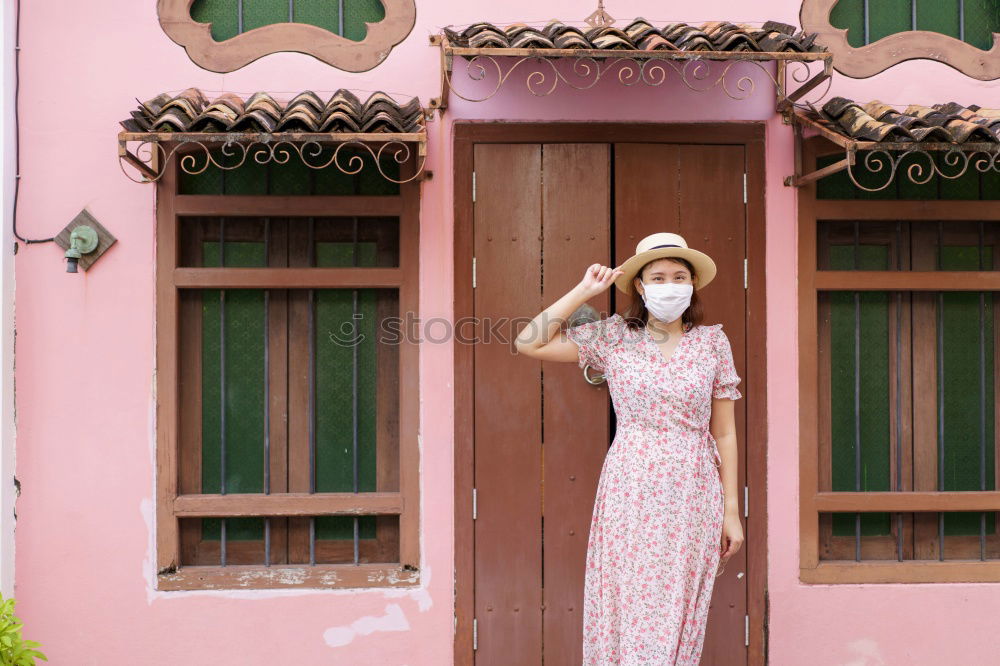 Similar – Image, Stock Photo Portrait of young beautiful girl with romantic vintage look