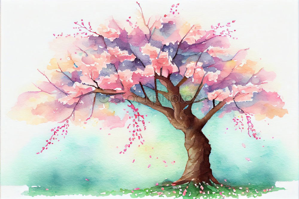 Similar – Image, Stock Photo Flashed cherry blossoms