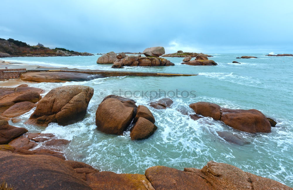 Similar – Image, Stock Photo Atlantic coast in Brittany