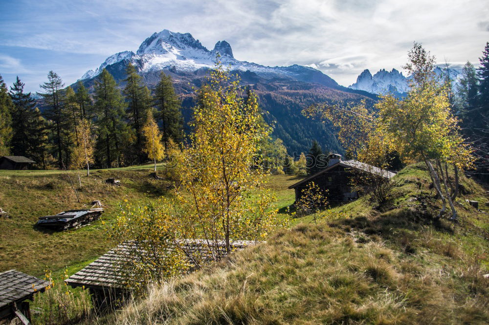 Similar – Image, Stock Photo Alpine hut on Lake Berglisee