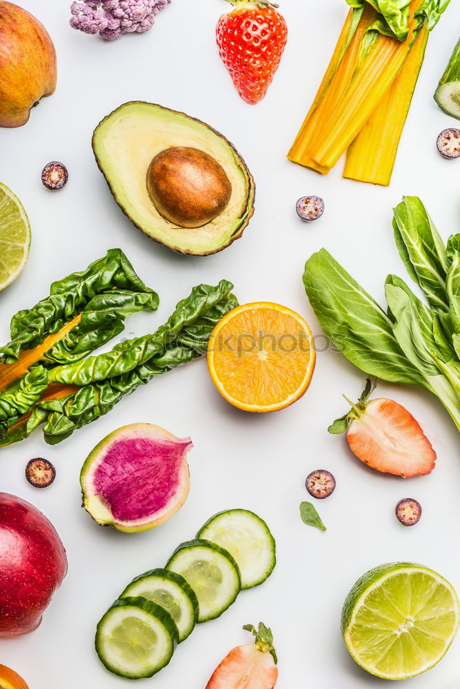 Similar – Image, Stock Photo Bottle with green smoothie and ingredients