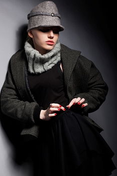 Similar – Image, Stock Photo Pretty stylish woman in park