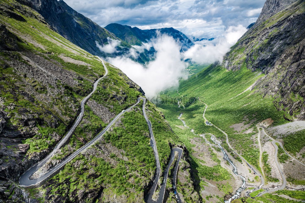 Similar – Image, Stock Photo View over the valley