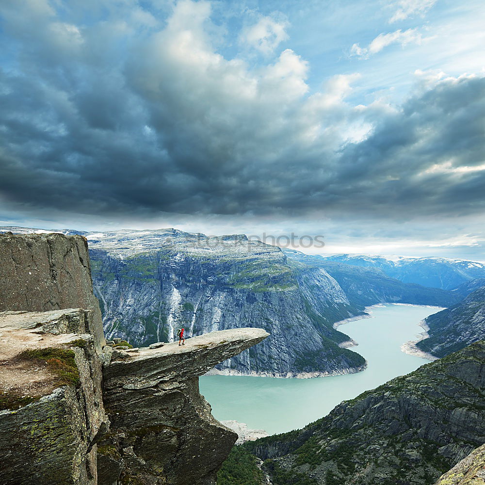 Similar – Ausblick Mensch Wolken