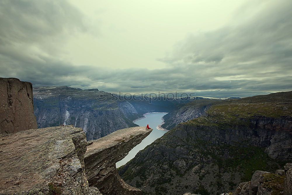 Similar – Ausblick Mensch Wolken