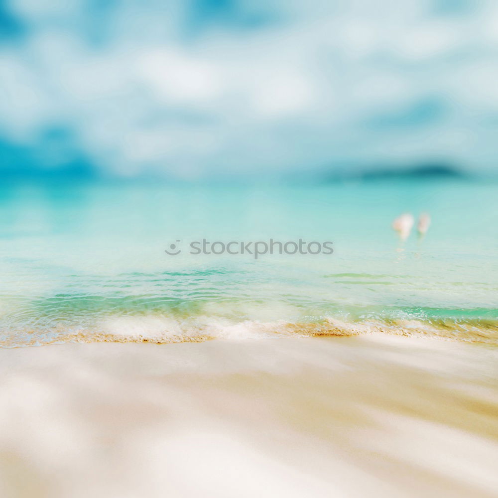 Similar – Image, Stock Photo A view close to the waters edge of a tropical island