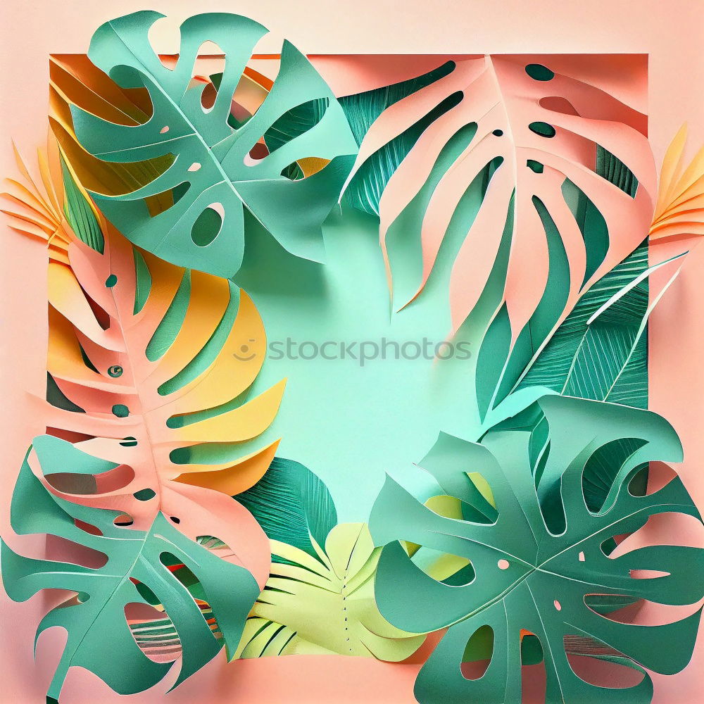 Similar – Image, Stock Photo Stationary supplies and papercraft flowers on yellow background