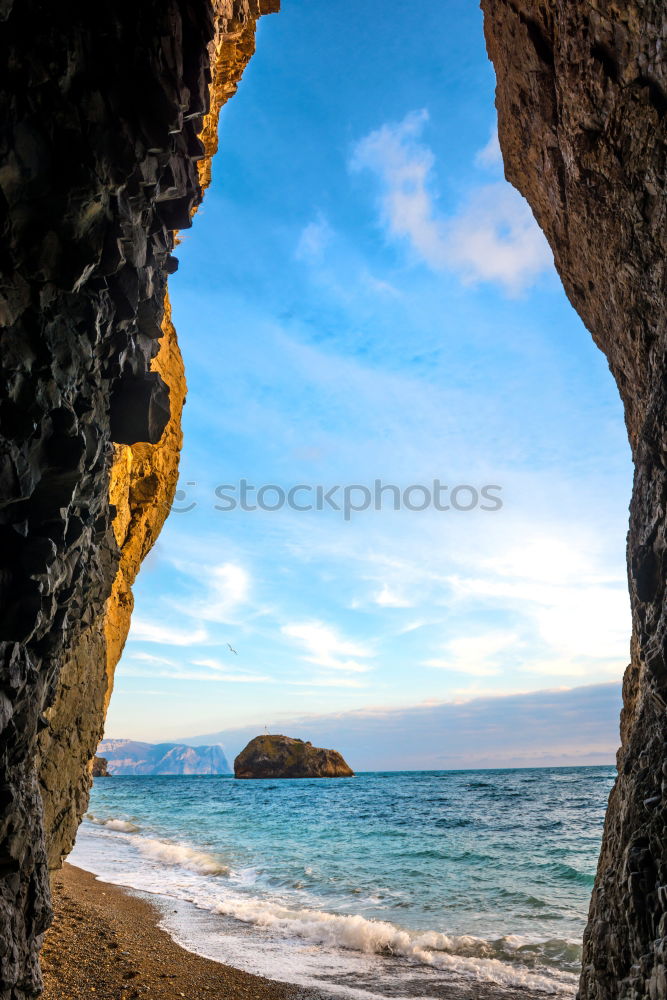 Similar – Cave at the beach Nature