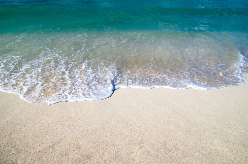 Similar – Image, Stock Photo Waves and turquoise sea at the sand beach from above