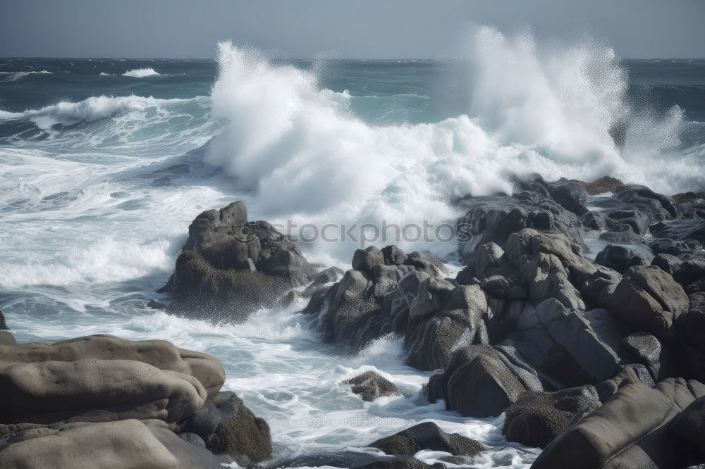 Similar – Image, Stock Photo Foaming spray Water Wind