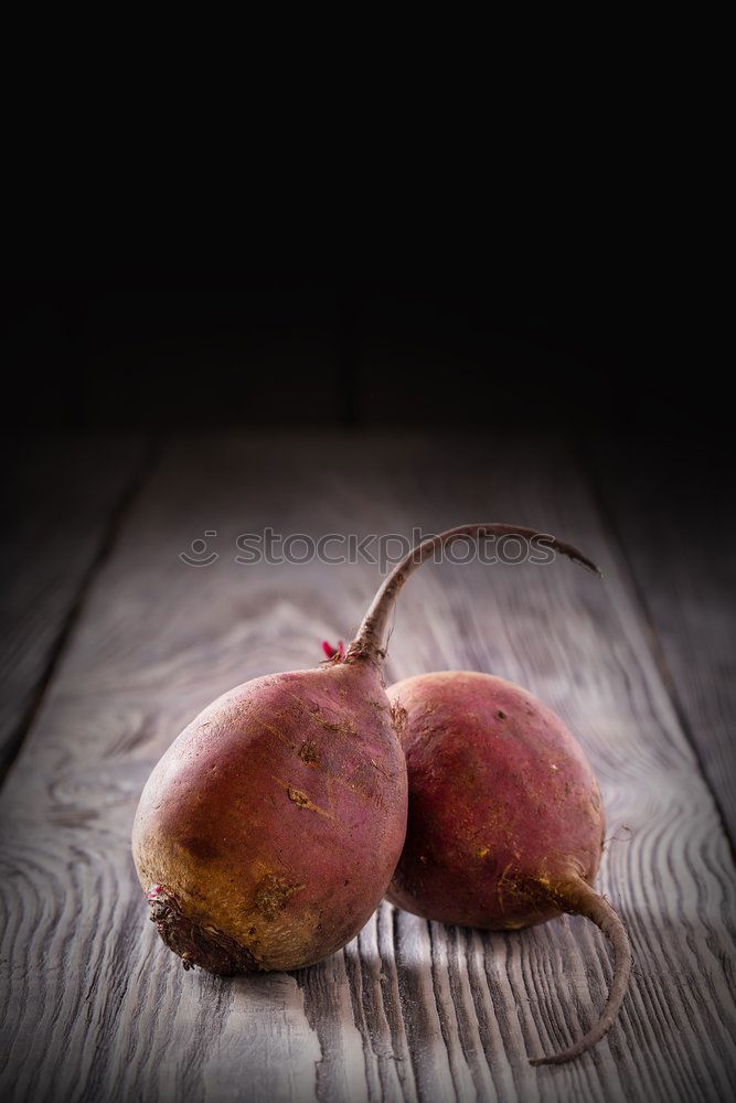 Similar – Fresh beetroot turnips and slices of Rustikal still life