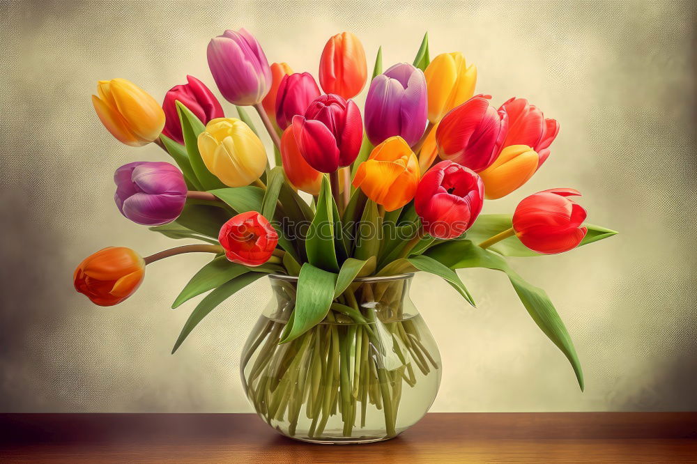 Similar – Image, Stock Photo Shopping bag with beautiful tulips