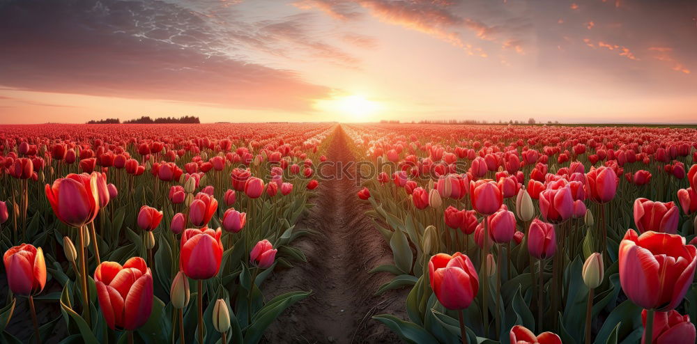 Similar – Image, Stock Photo tulip field Plant Spring