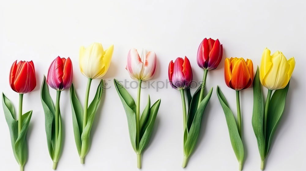 Similar – Image, Stock Photo Beautiful tulips with water drops