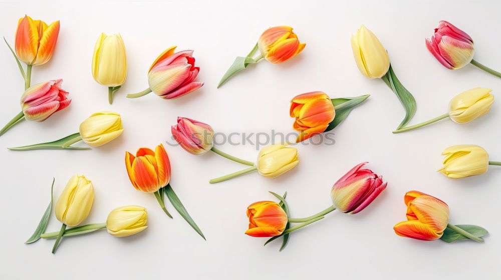 Similar – Image, Stock Photo Tulips Flowers with Water Drops