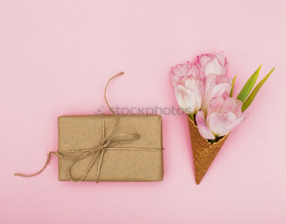 Similar – Image, Stock Photo Open envelope with flowers