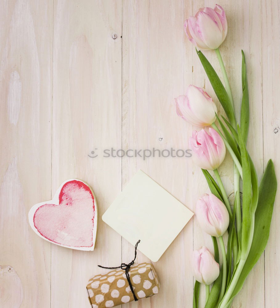 Similar – Aesthetic lifestyle. Notebook, white box with pink ribbon. Beige fabric background with cotton branches.  Top view.