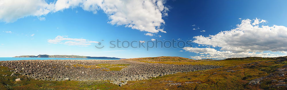 Similar – Image, Stock Photo Blue mountains at sunset with lake