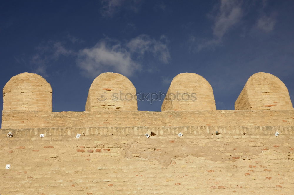 Image, Stock Photo flag in the w Sky Clouds