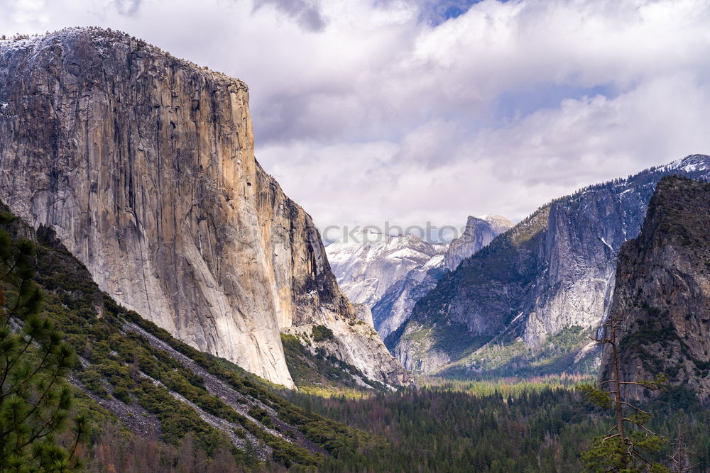Similar – Image, Stock Photo Yosemite Tunnel View