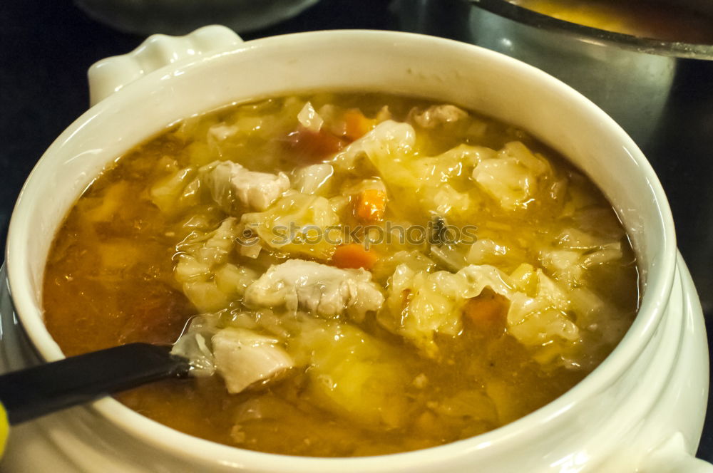 Similar – Image, Stock Photo soup chicken Cooking