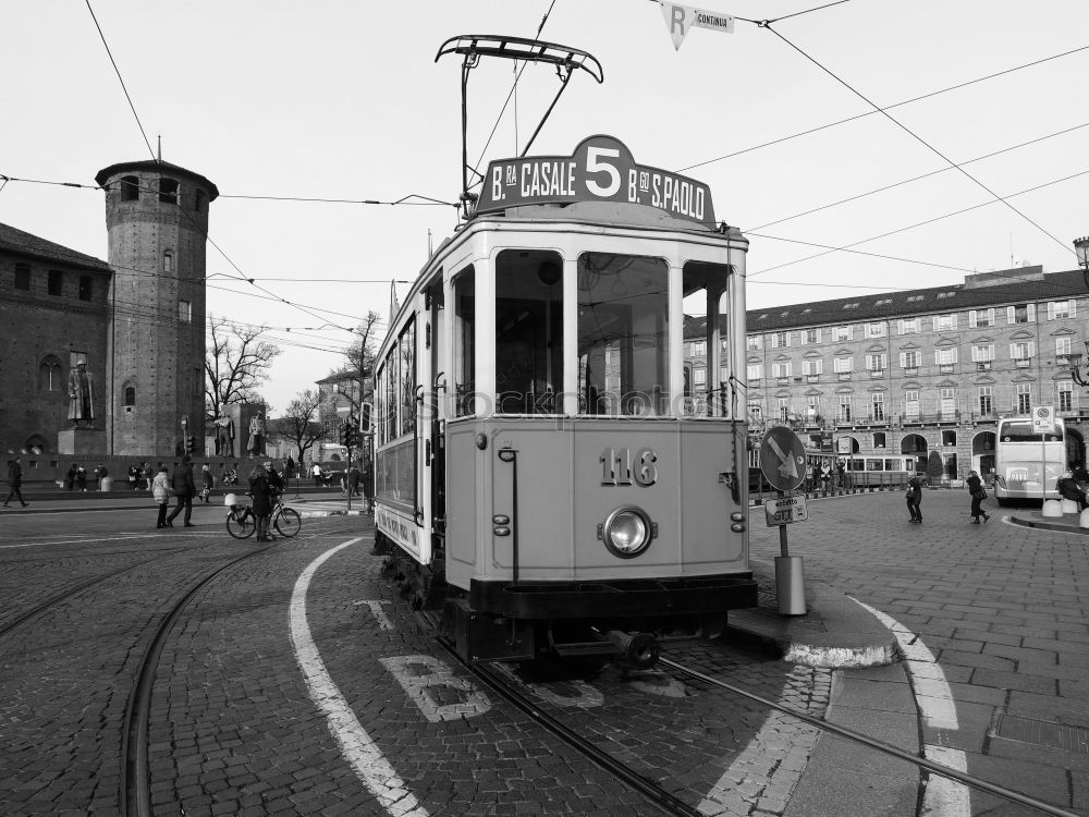 Similar – Image, Stock Photo rush hour Prague Downtown