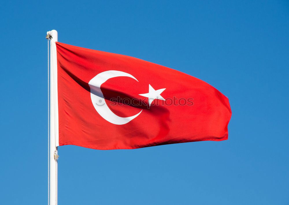 Similar – Image, Stock Photo Fluttered in Turkey Flag