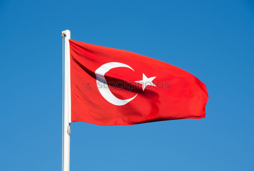 Similar – Image, Stock Photo Fluttered in Turkey Flag