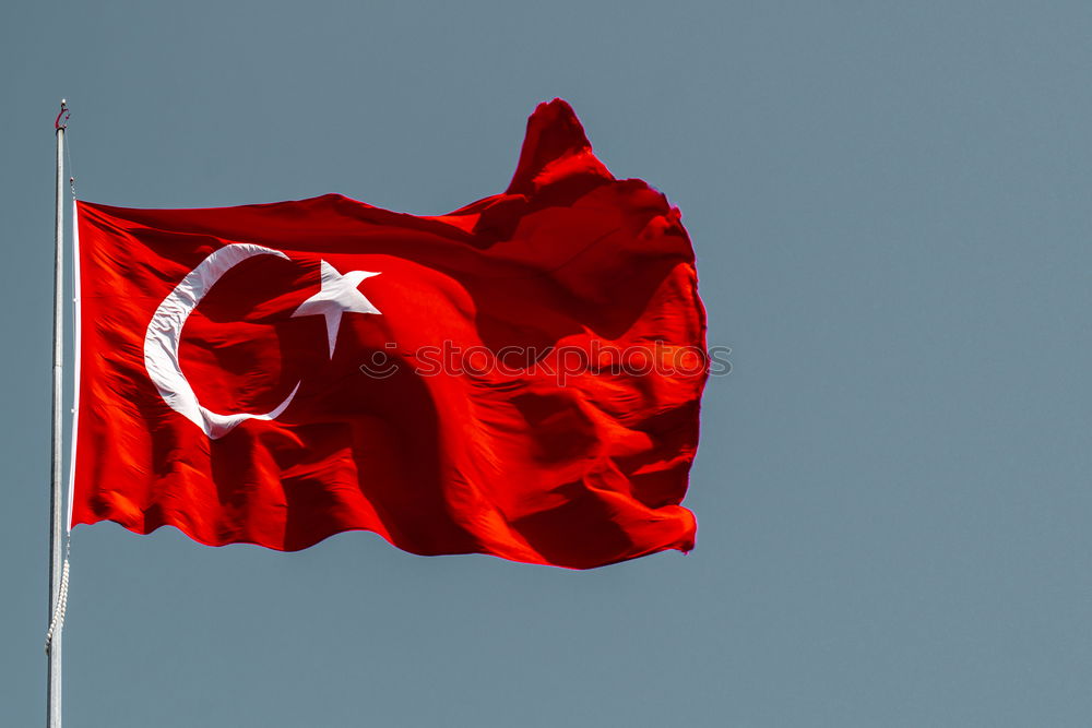 Similar – Image, Stock Photo Fluttered in Turkey Flag