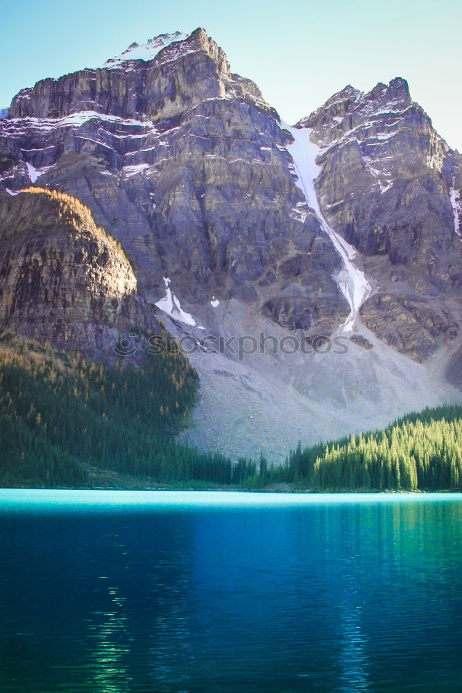 Similar – Image, Stock Photo A Look Through The Trees At Moraine Lake