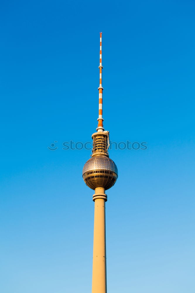 Similar – Television Tower and St. Mary’s Church